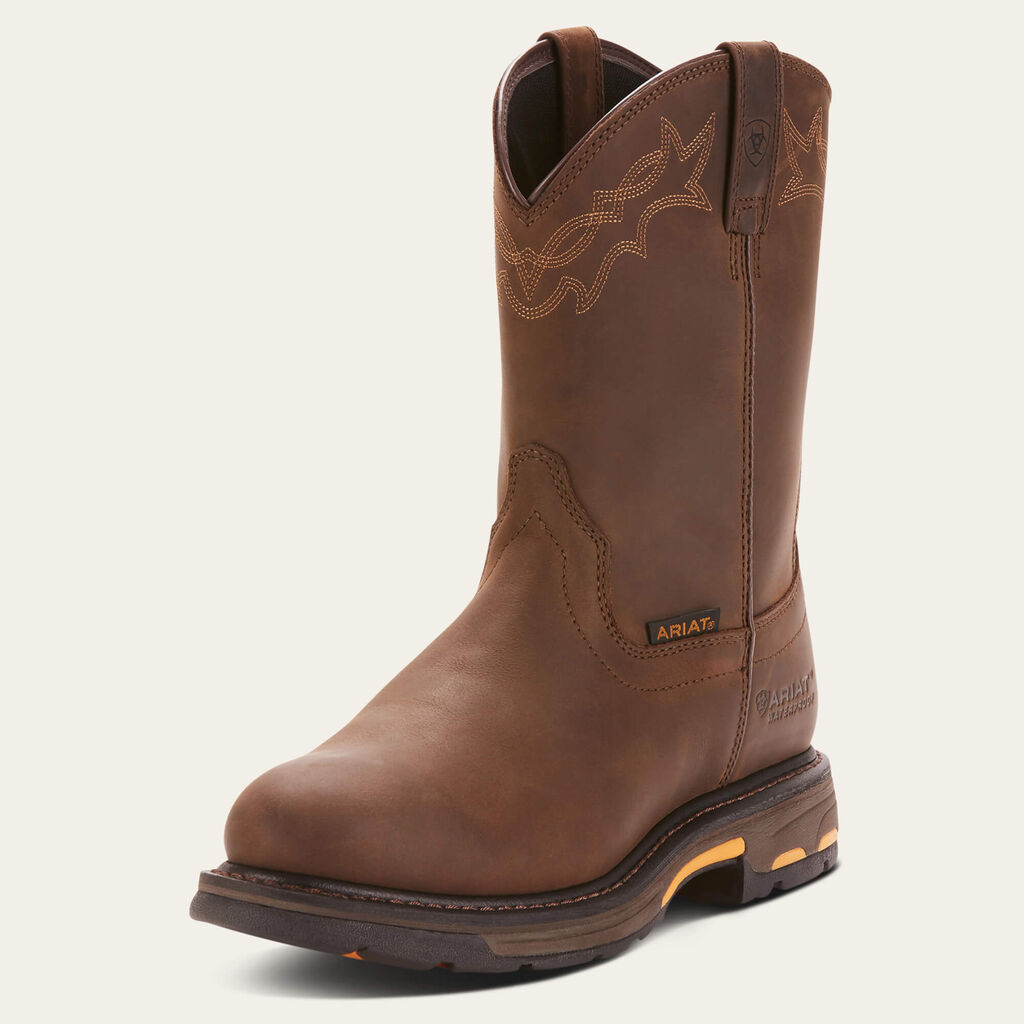WorkHog Waterproof Work Boot 3-4 Front