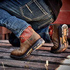 WorkHog Wide Square Toe Steel Toe Work Boot Lifestyle