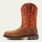 WorkHog Wide Square Toe Steel Toe Work Boot Side