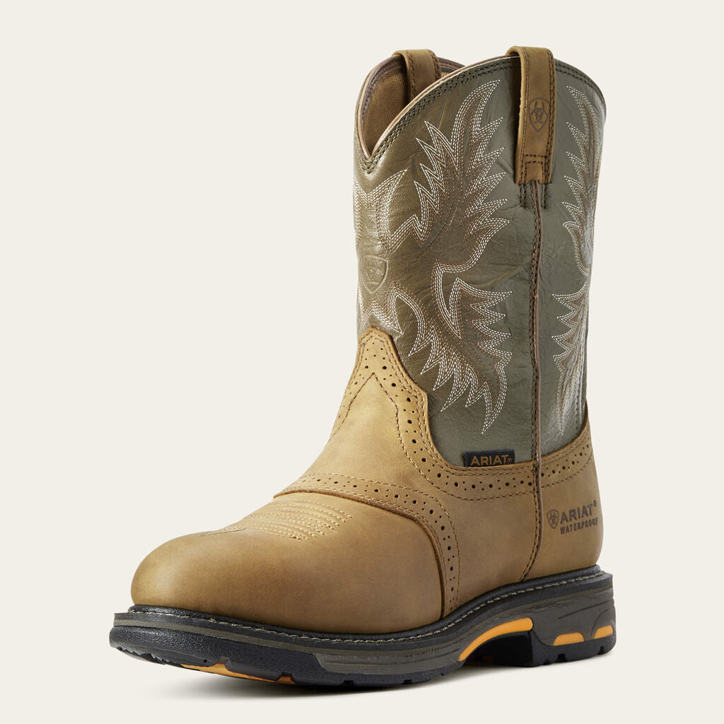 WorkHog Waterproof Work Boot 3-4 Front