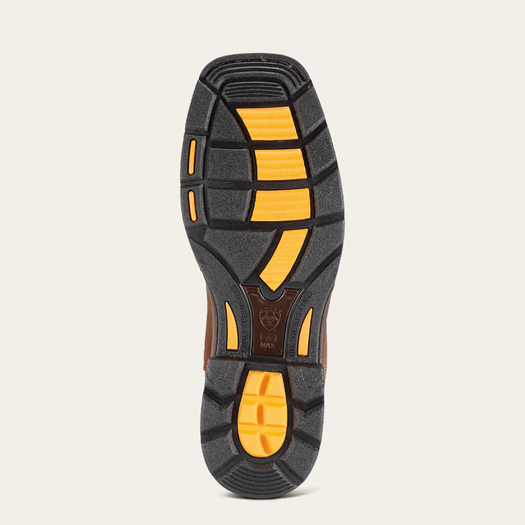 WorkHog Wide Square Toe Waterproof Steel Toe Work Boot Sole