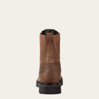 Cascade 8" Wide Square Toe Steel Toe Work Boot Heel
