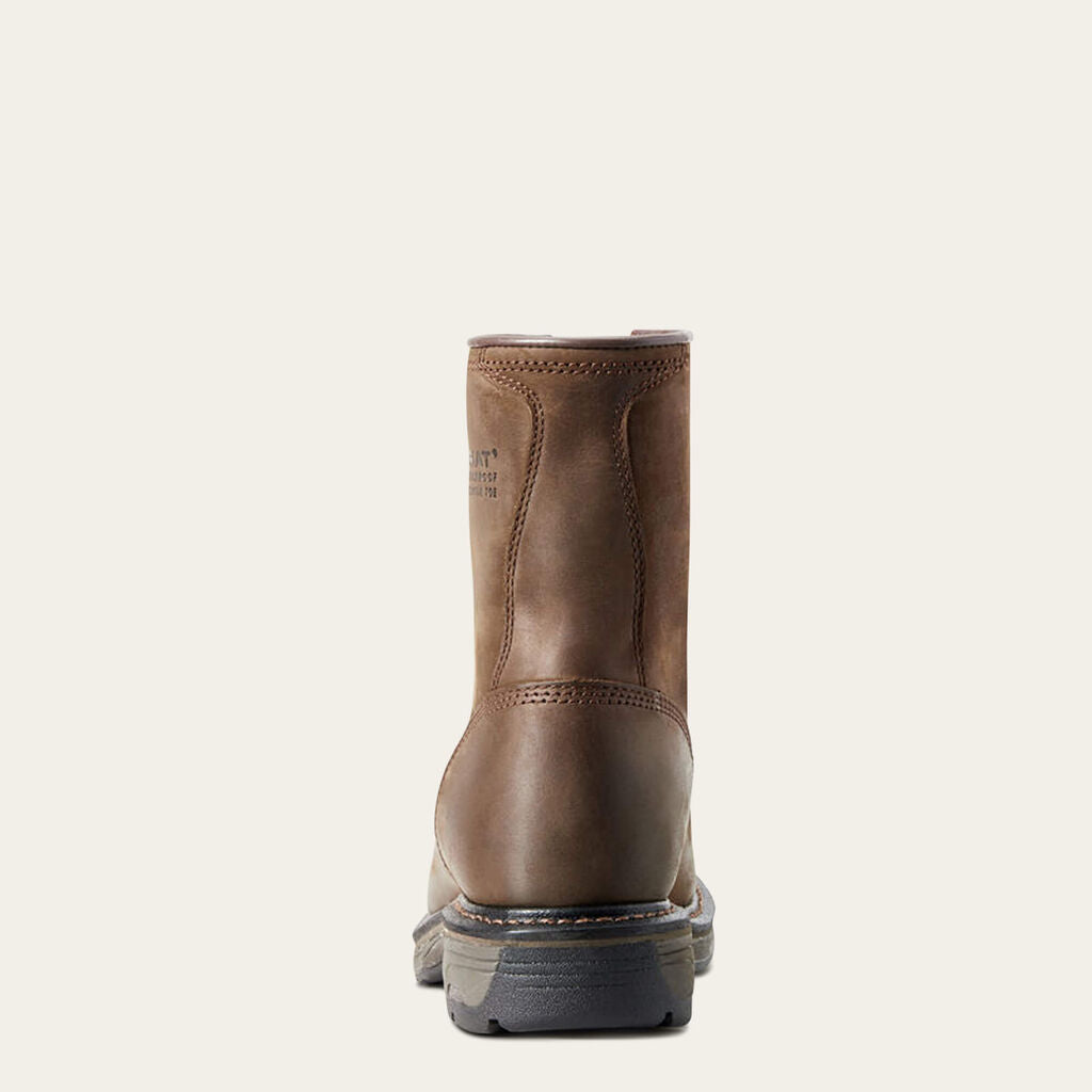 WorkHog 8" Waterproof Composite Toe Work Boot Heel