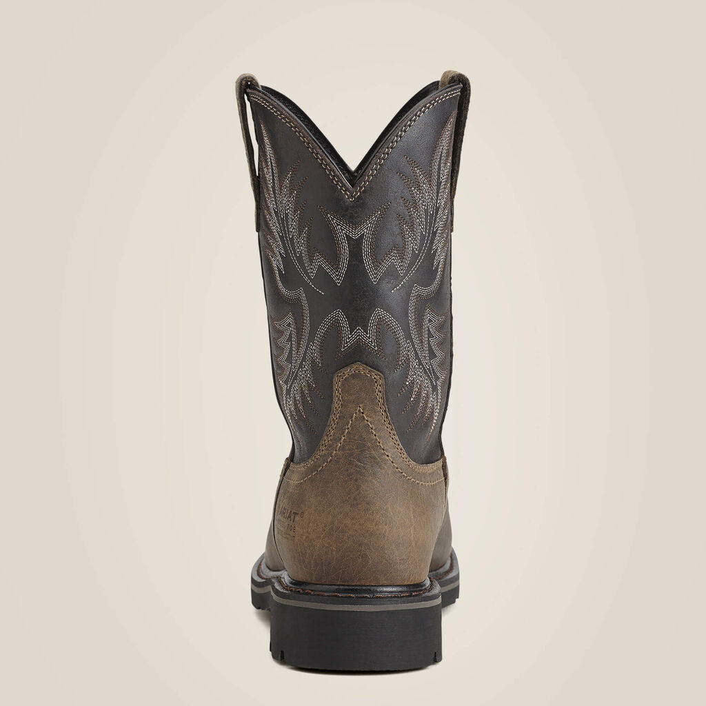 Sierra Puncture Resistant Steel Toe Work Boot Heel