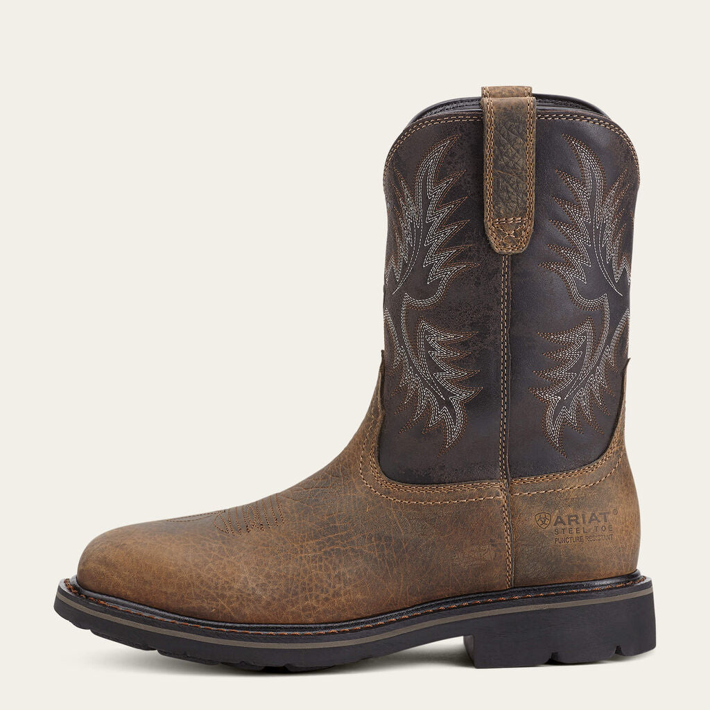 Sierra Puncture Resistant Steel Toe Work Boot Side