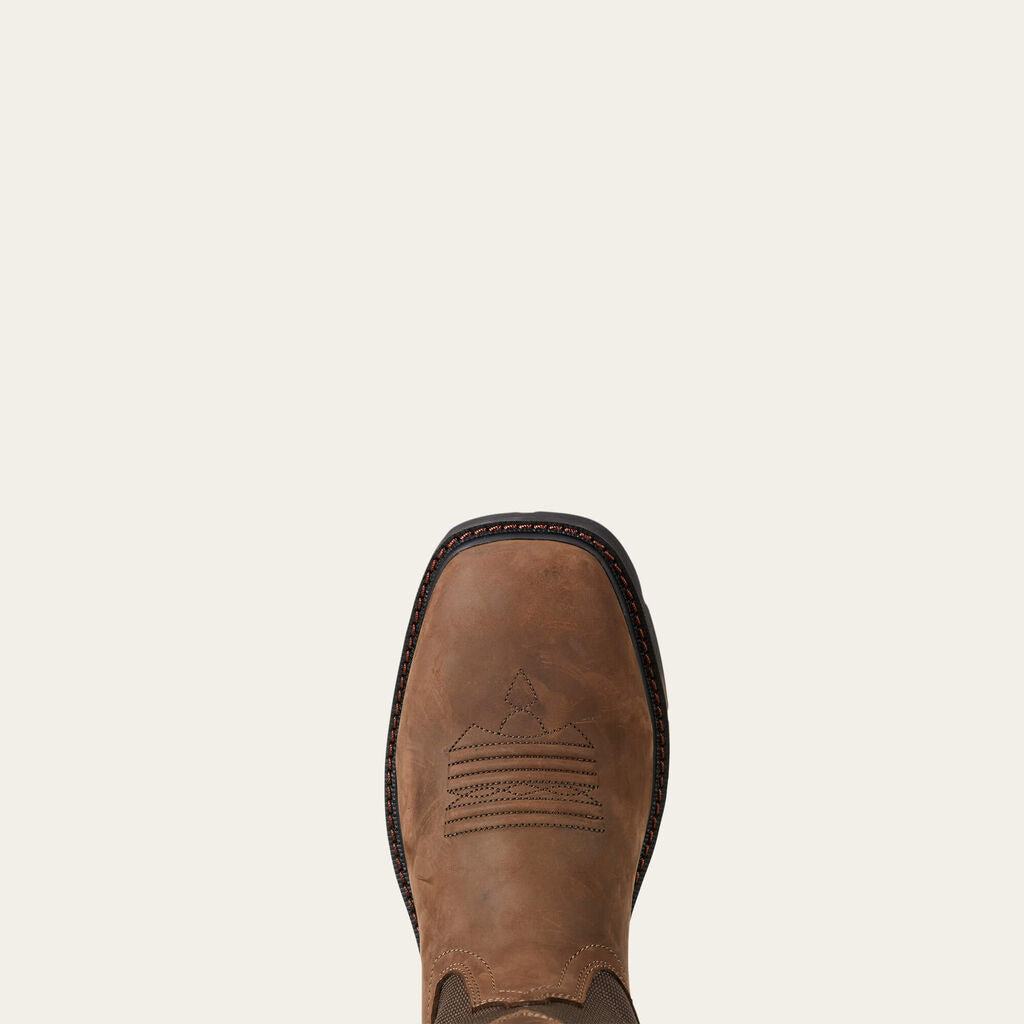 Groundbreaker Wide Square Toe Waterproof Steel Toe Work Boot Toe