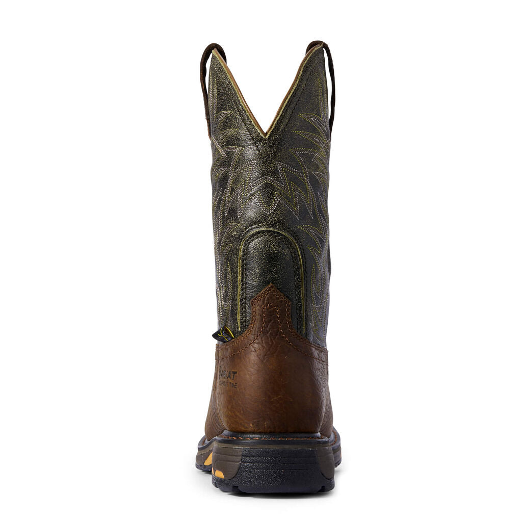 WorkHog Wide Square Toe MetGuard CSA MetGuard Composite Toe Work Boot Heel