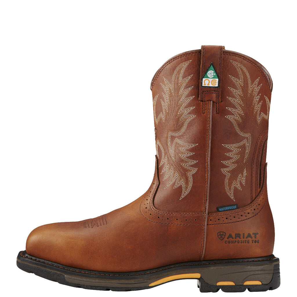 WorkHog Wide Square Toe CSA Waterproof Composite Toe Work Boot Side