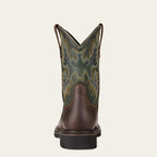 Sierra Wide Square Toe Steel Toe Work Boot Heel