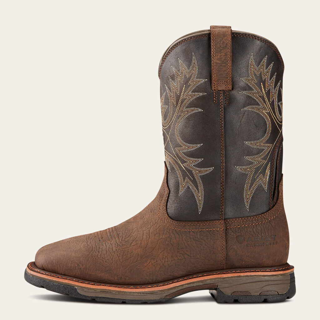 WorkHog Waterproof Work Boot Side