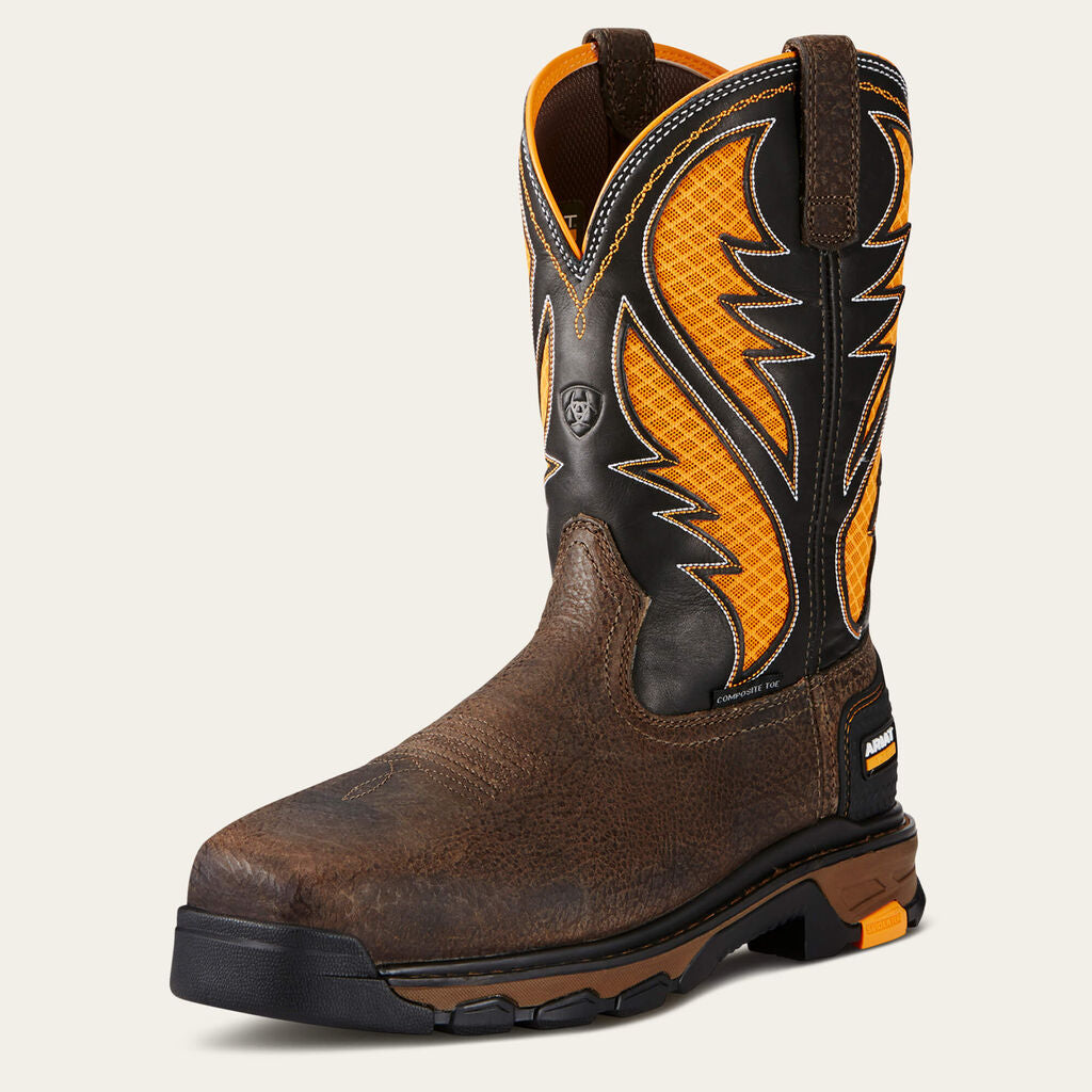 Intrepid VentTEK Composite Toe Work Boot 3-4 Front