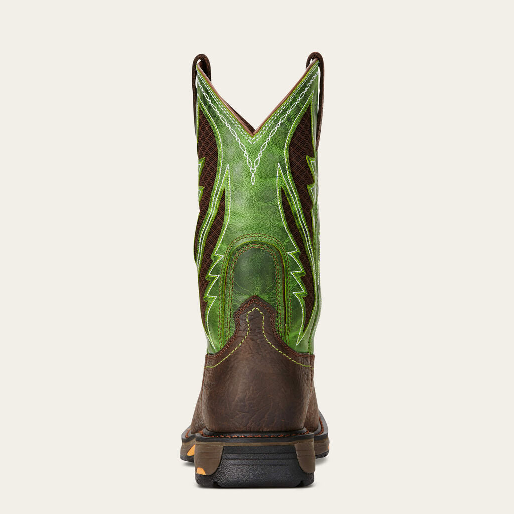 WorkHog Wide Square Toe VentTEK Work Boot Heel