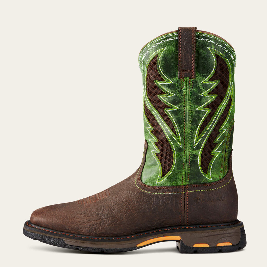 WorkHog Wide Square Toe VentTEK Work Boot Side