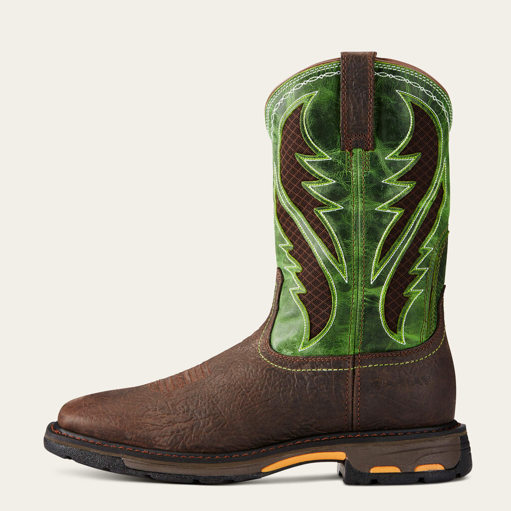 WorkHog Wide Square Toe VentTEK Composite Toe Work Boot Side