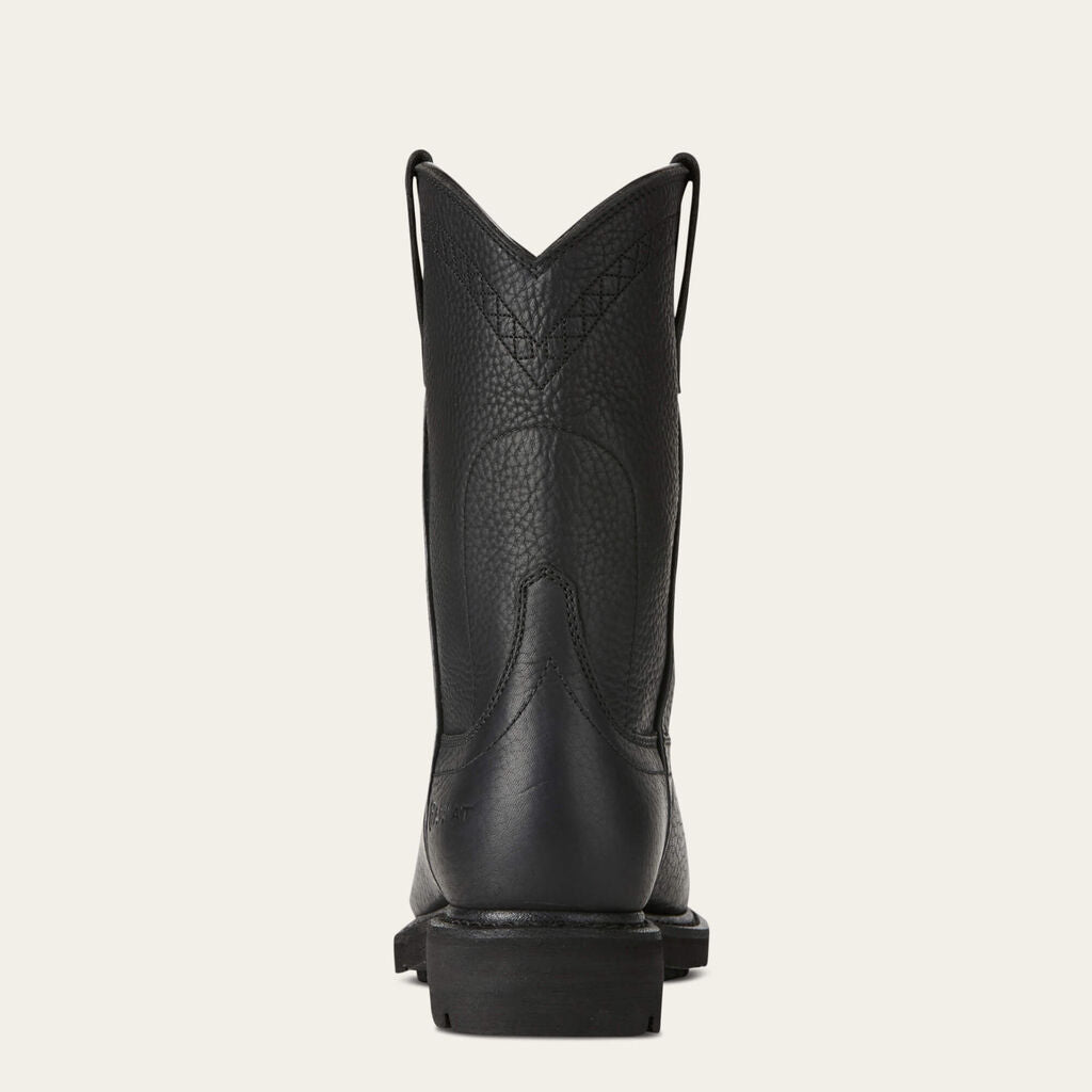 Sierra Steel Toe Work Boot Heel