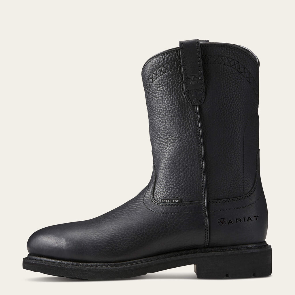 Sierra Steel Toe Work Boot Side