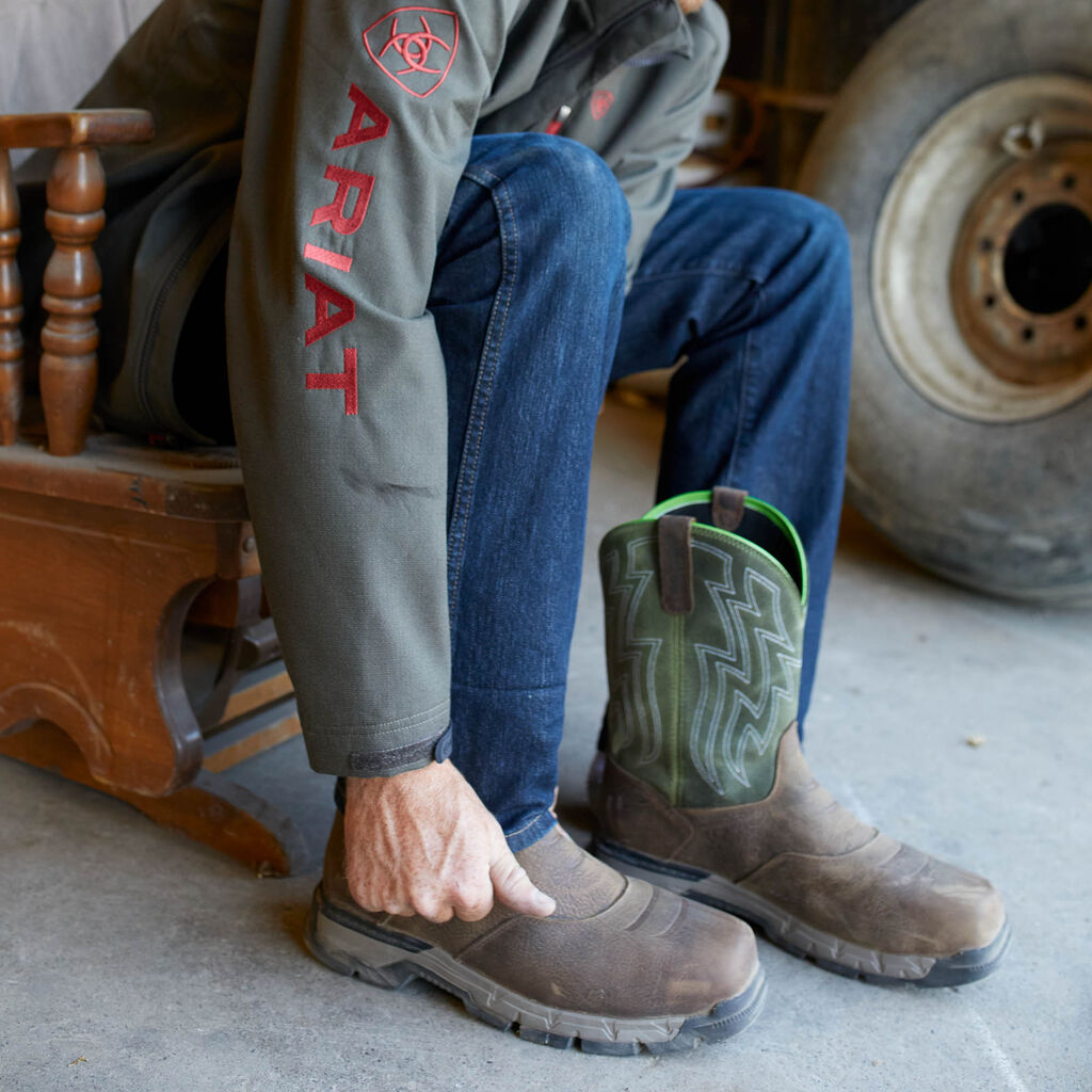 Rebar Flex Western Waterproof Composite Toe Work Boot Lifestyle