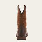Groundbreaker Wide Square Toe Waterproof Steel Toe Work Boot Heel