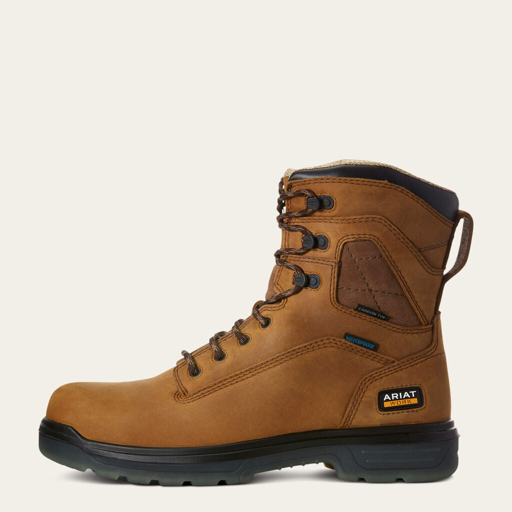Turbo 8" Waterproof Carbon Toe Work Boot Side