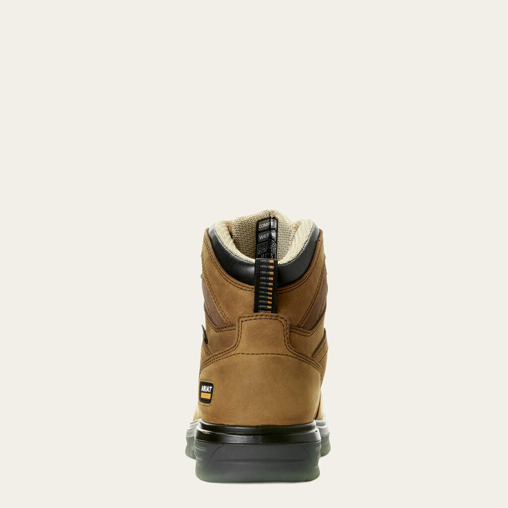 Turbo 6" Waterproof Carbon Toe Work Boot Heel