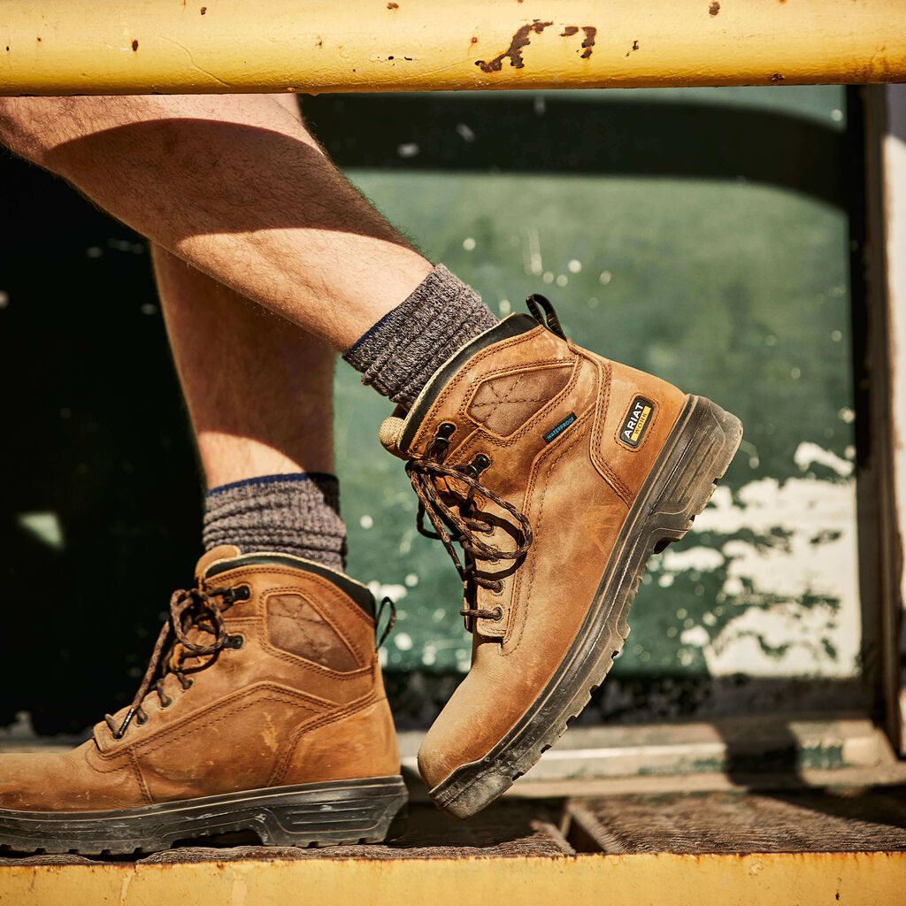 Turbo 6" Waterproof Carbon Toe Work Boot Lifestyle