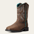 Krista Waterproof Steel Toe Work Boot 3-4 Front
