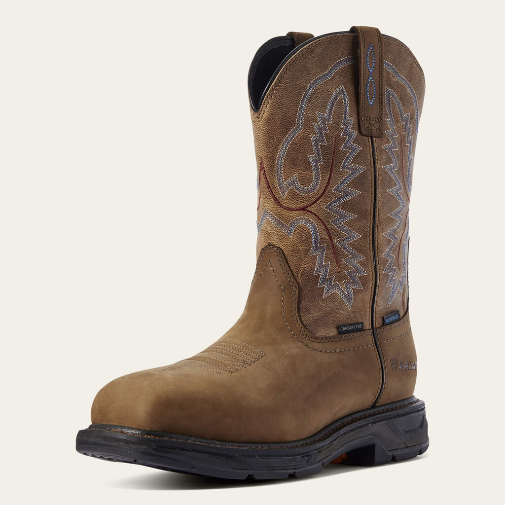 WorkHog XT Waterproof Carbon Toe Work Boot 3-4 Front