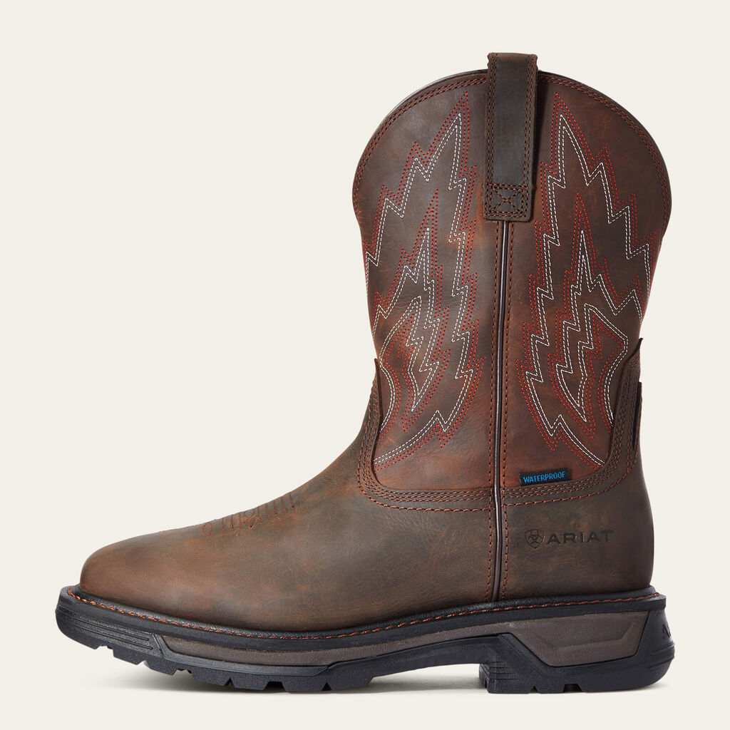 Big Rig Waterproof Work Boot Side