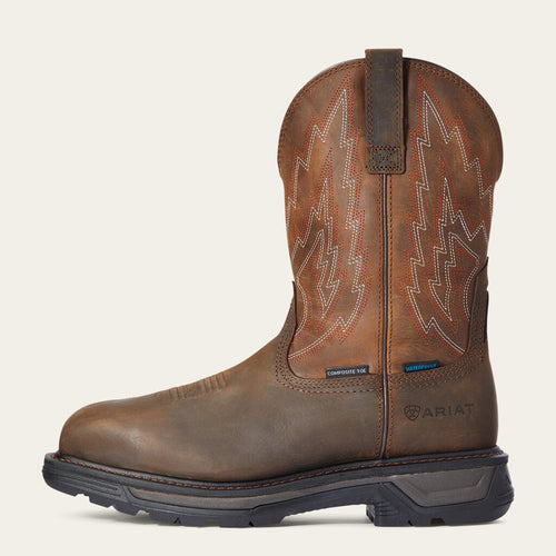Big Rig Waterproof Composite Toe Work Boot Side