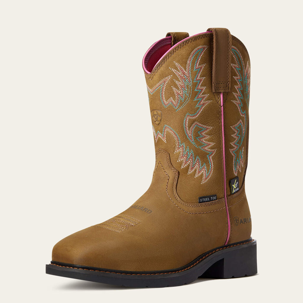 Krista MetGuard Steel Toe Work Boot 3-4 Front