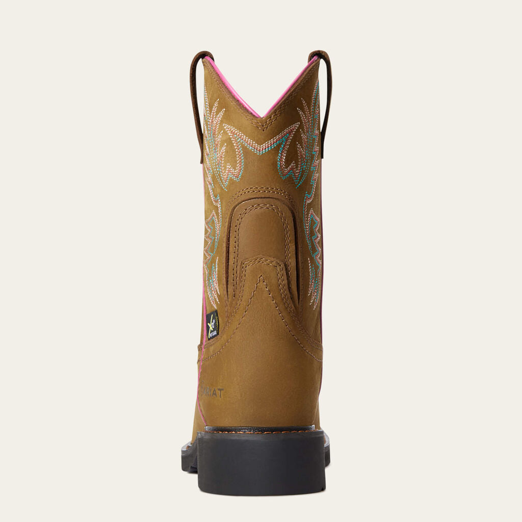 Krista MetGuard Steel Toe Work Boot Heel