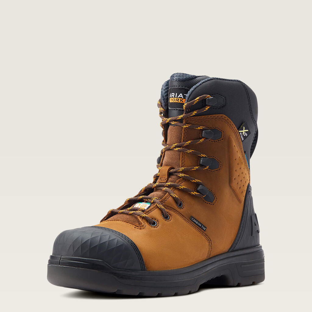 Turbo Outlaw 8" CSA MetGuard Waterproof Carbon Toe Work Boot 3-4 Front