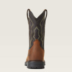 RigTek Wide Square Toe Waterproof Composite Toe Work Boot Heel