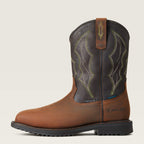 RigTek Wide Square Toe Waterproof Composite Toe Work Boot Side