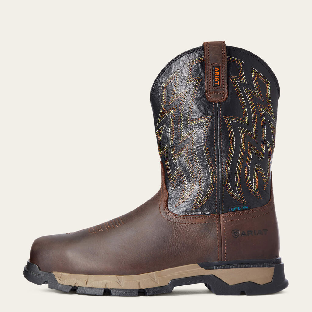 Rebar Flex Western Waterproof Composite Toe Work Boot Side