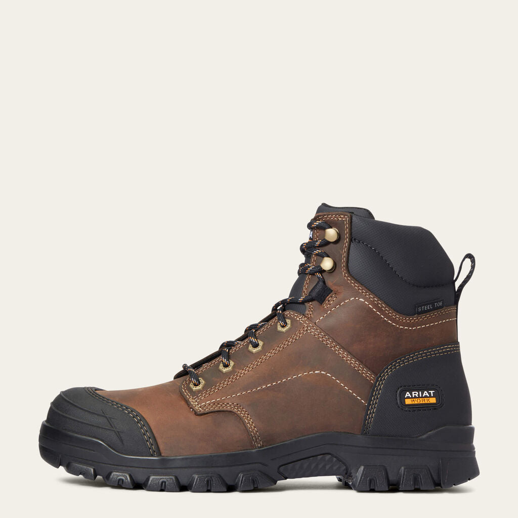 Treadfast 6" Steel Toe Work Boot Side