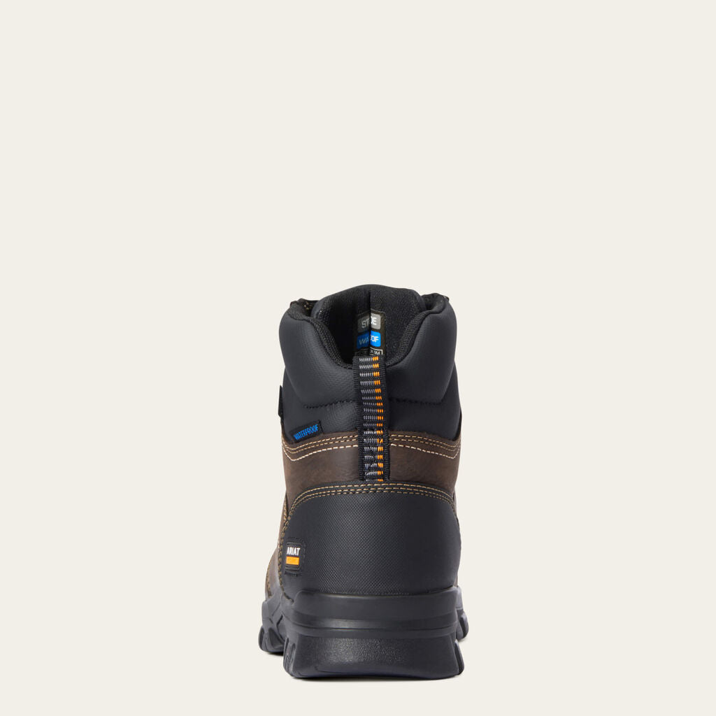 Treadfast 6" Waterproof Steel Toe Work Boot Heel