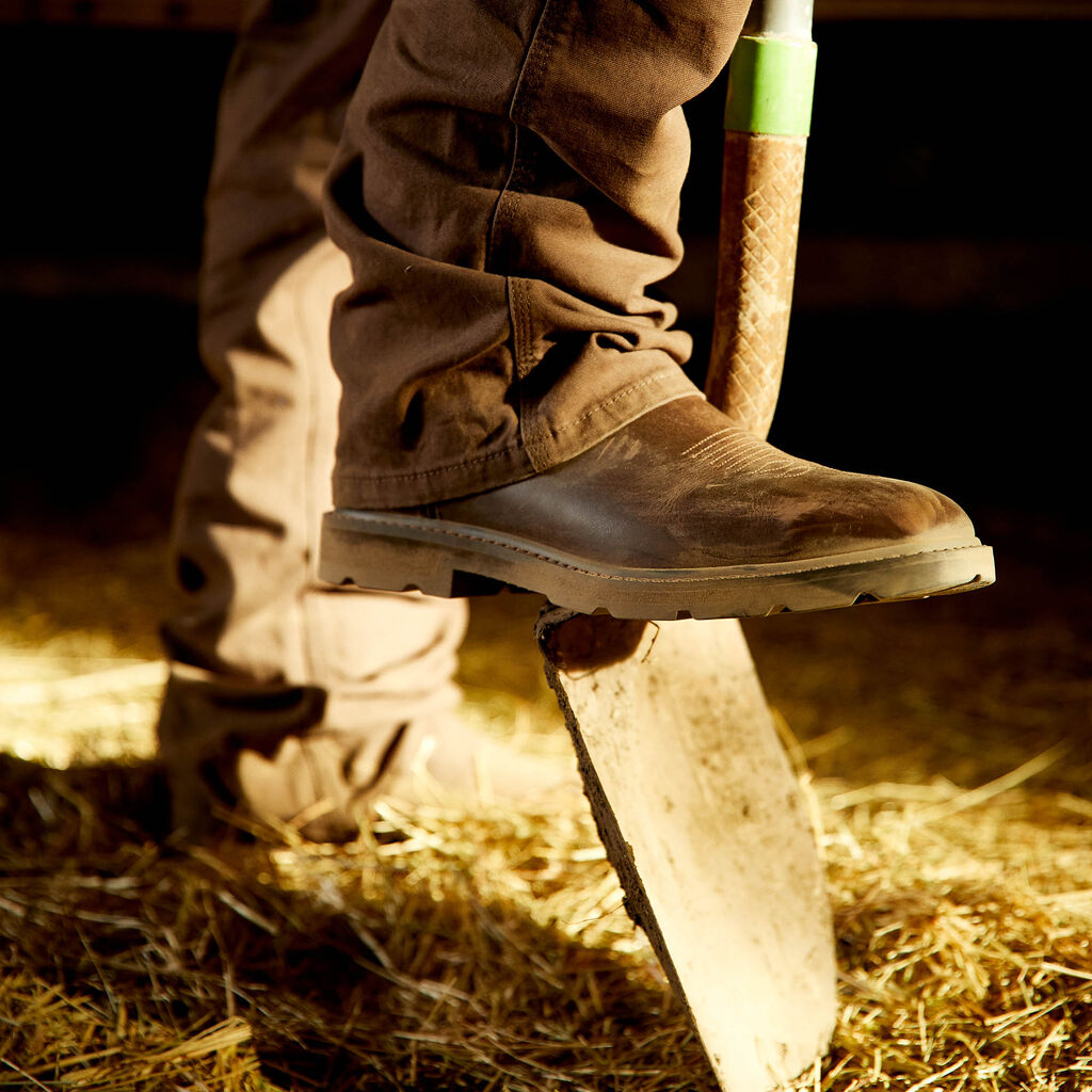 Groundwork Wide Square Toe Steel Toe Work Boot Lifestyle