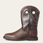 Groundwork Wide Square Toe Steel Toe Work Boot Side