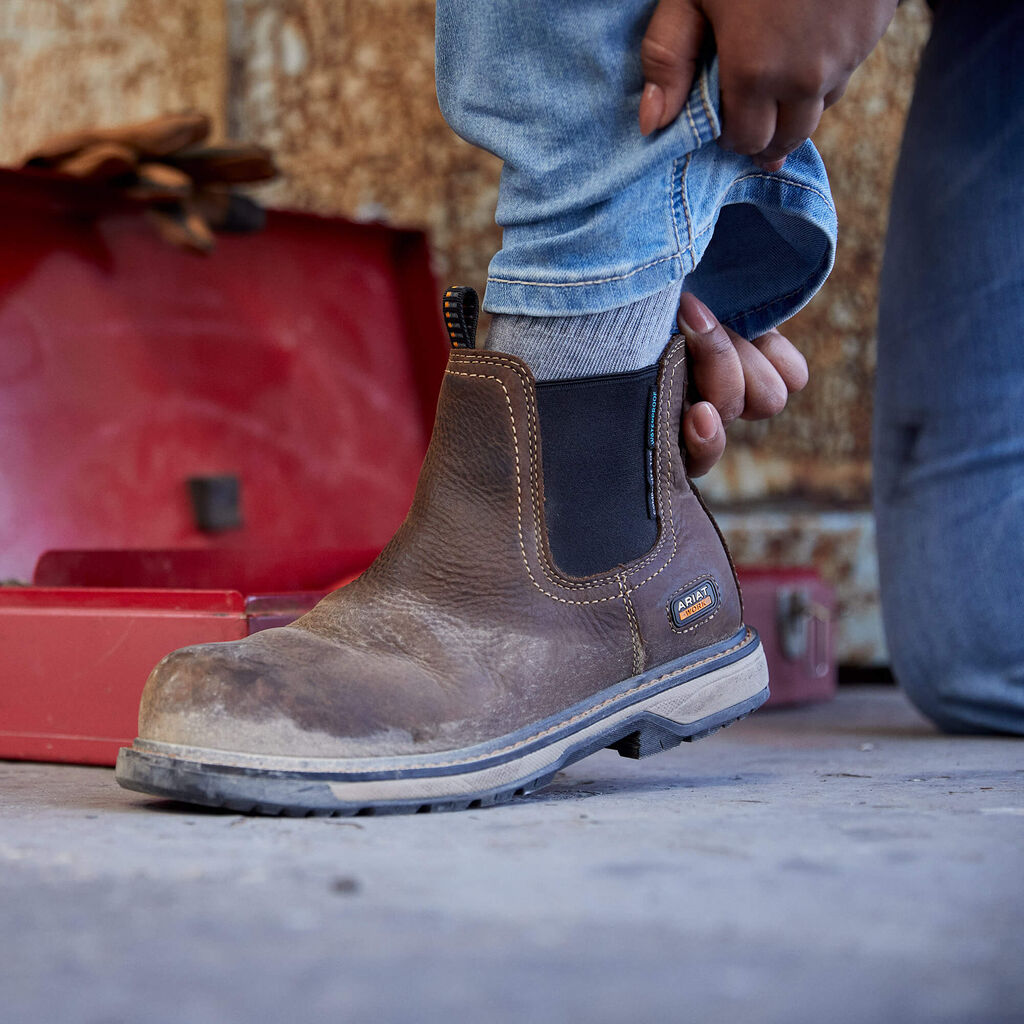 Riveter Chelsea CSA Waterproof Composite Toe Work Boot Lifestyle