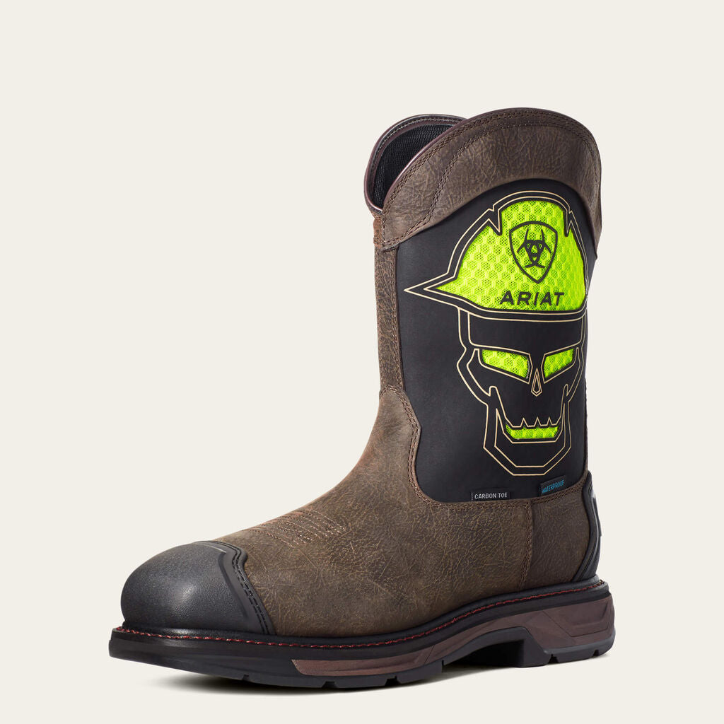 WorkHog XT VentTEK Bold Waterproof Carbon Toe Work Boot 3-4 Front