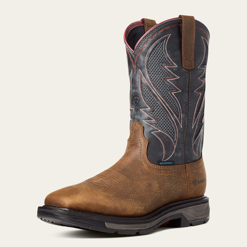 WorkHog XT VentTEK Waterproof Work Boot 3-4 Front