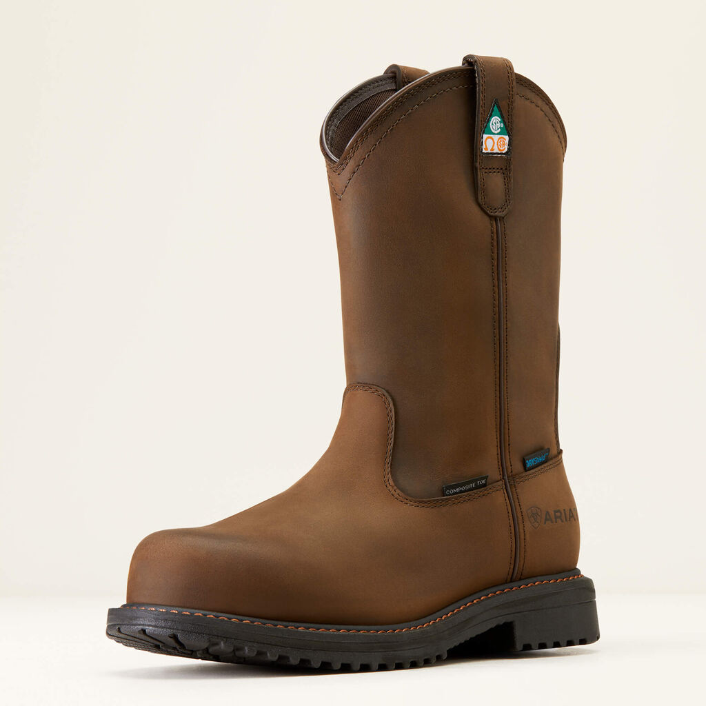 RigTEK Waterproof Composite Toe Work Boot 3-4 Front