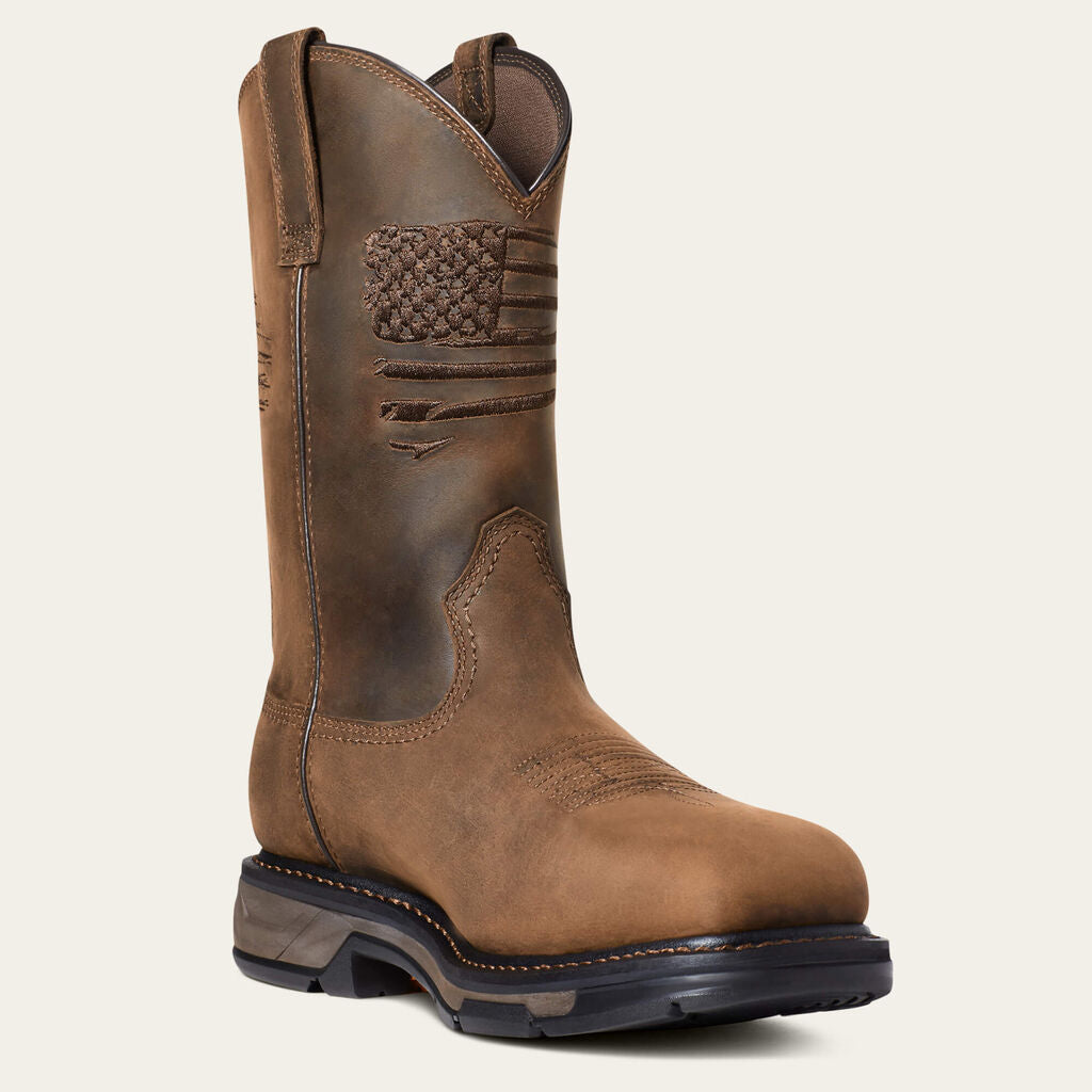 WorkHog XT Patriot Waterproof Carbon Toe Work Boot Medial