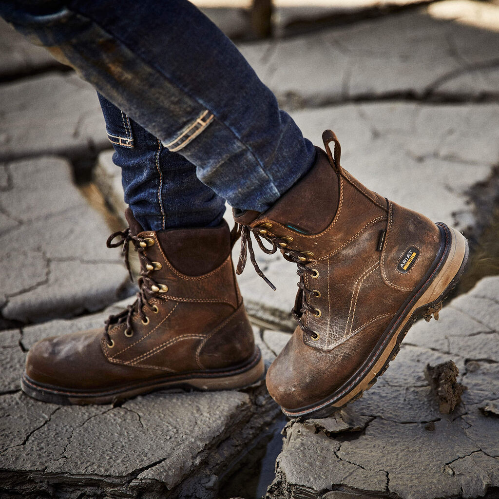 Riveter 8" CSA Glacier Grip Waterproof 400g Composite Toe Work Boot Lifestyle