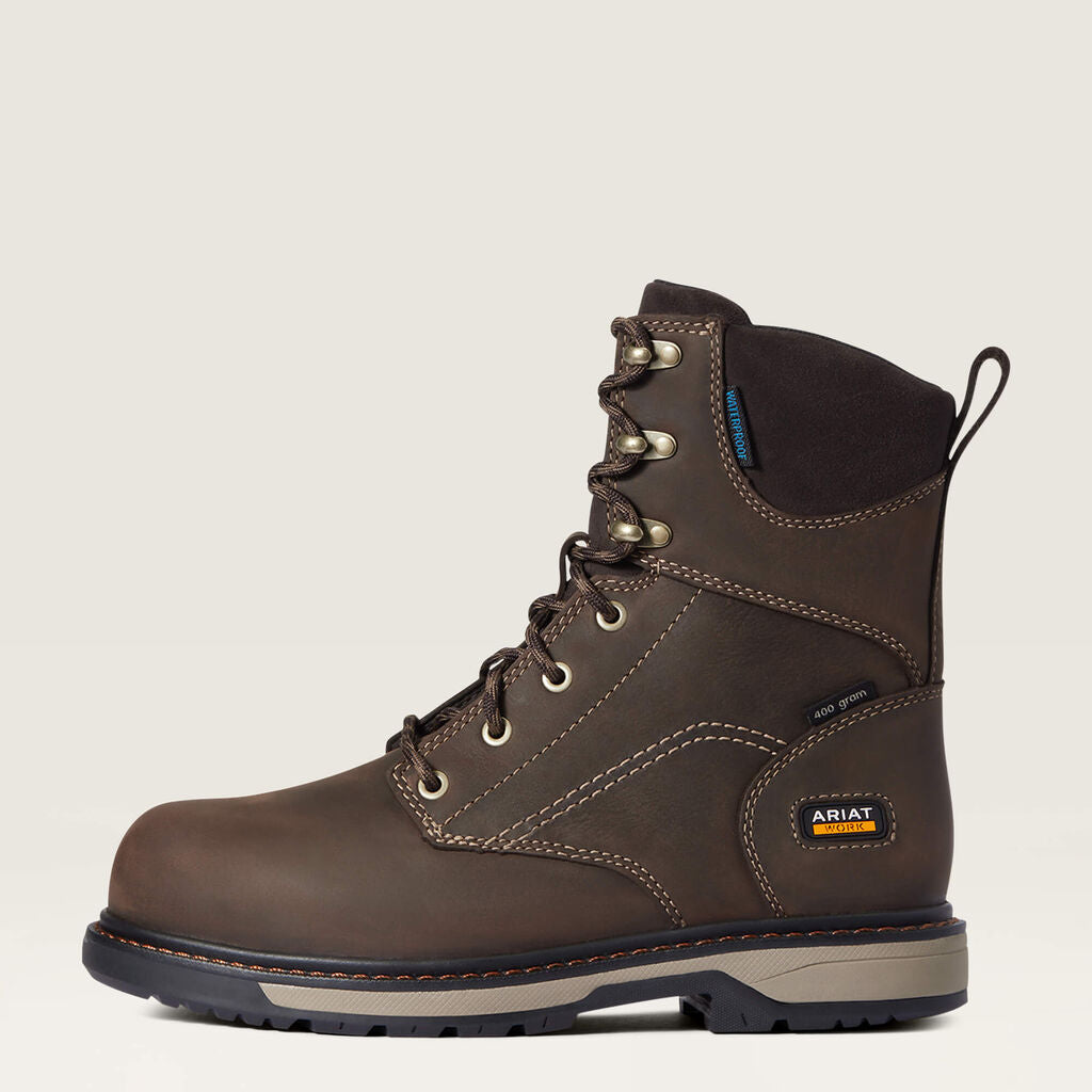 Riveter 8" CSA Glacier Grip Waterproof 400g Composite Toe Work Boot Side
