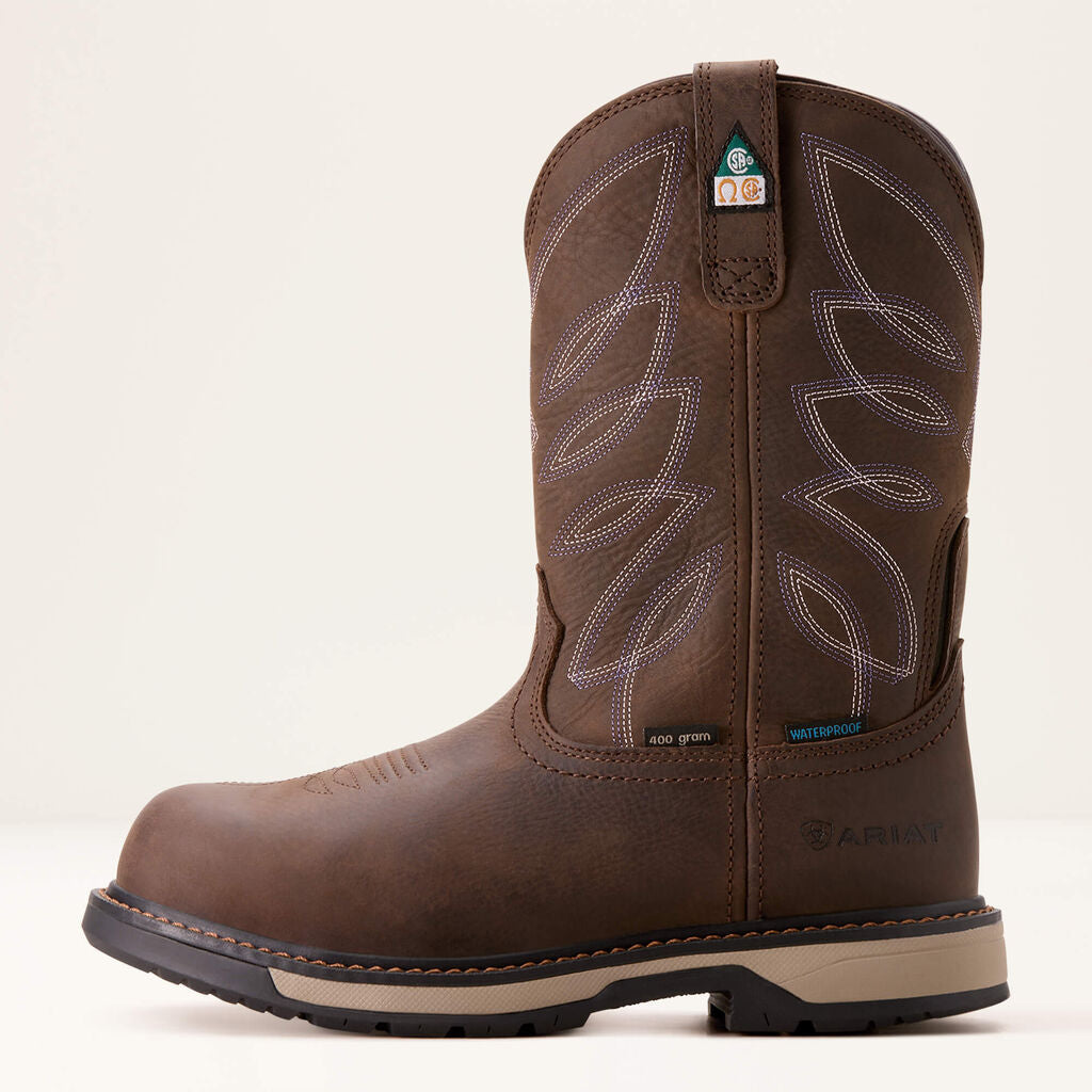 Riveter CSA Glacier Grip Waterproof 400g Composite Toe Work Boot Side