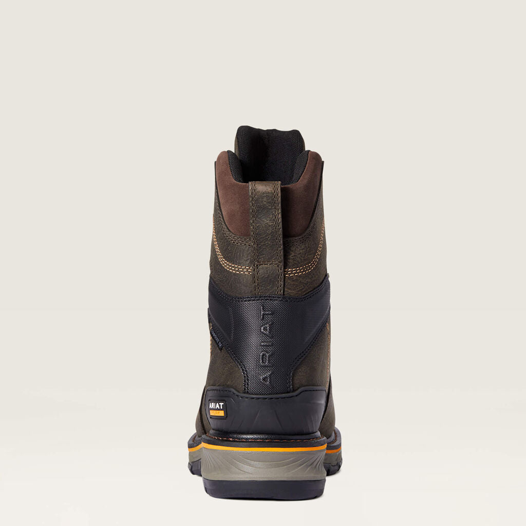 Stump Jumper 8" CSA Glacier Grip Waterproof 600g Composite Toe Work Boot Heel