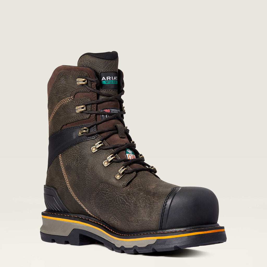 Stump Jumper 8" CSA Glacier Grip Waterproof 600g Composite Toe Work Boot Medial