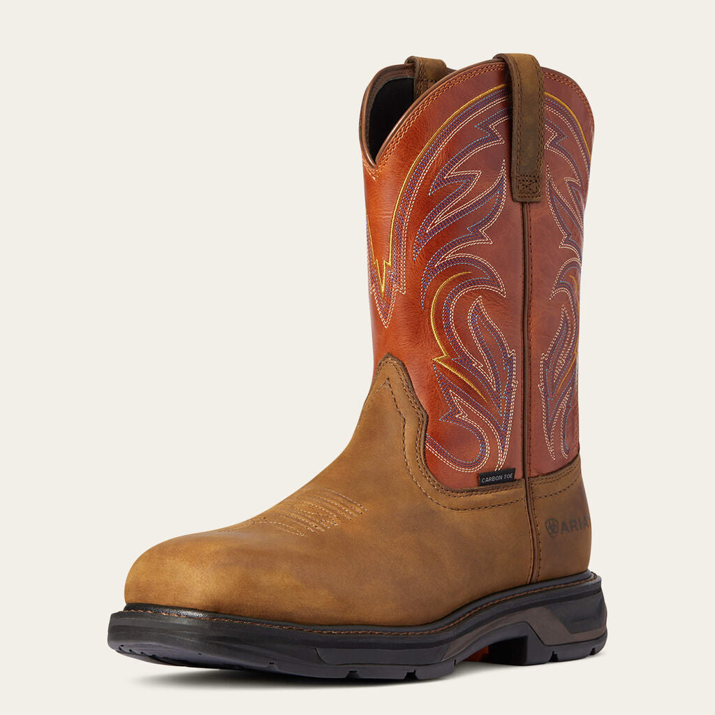 WorkHog XT Cottonwood Carbon Toe Work Boot 3-4 Front